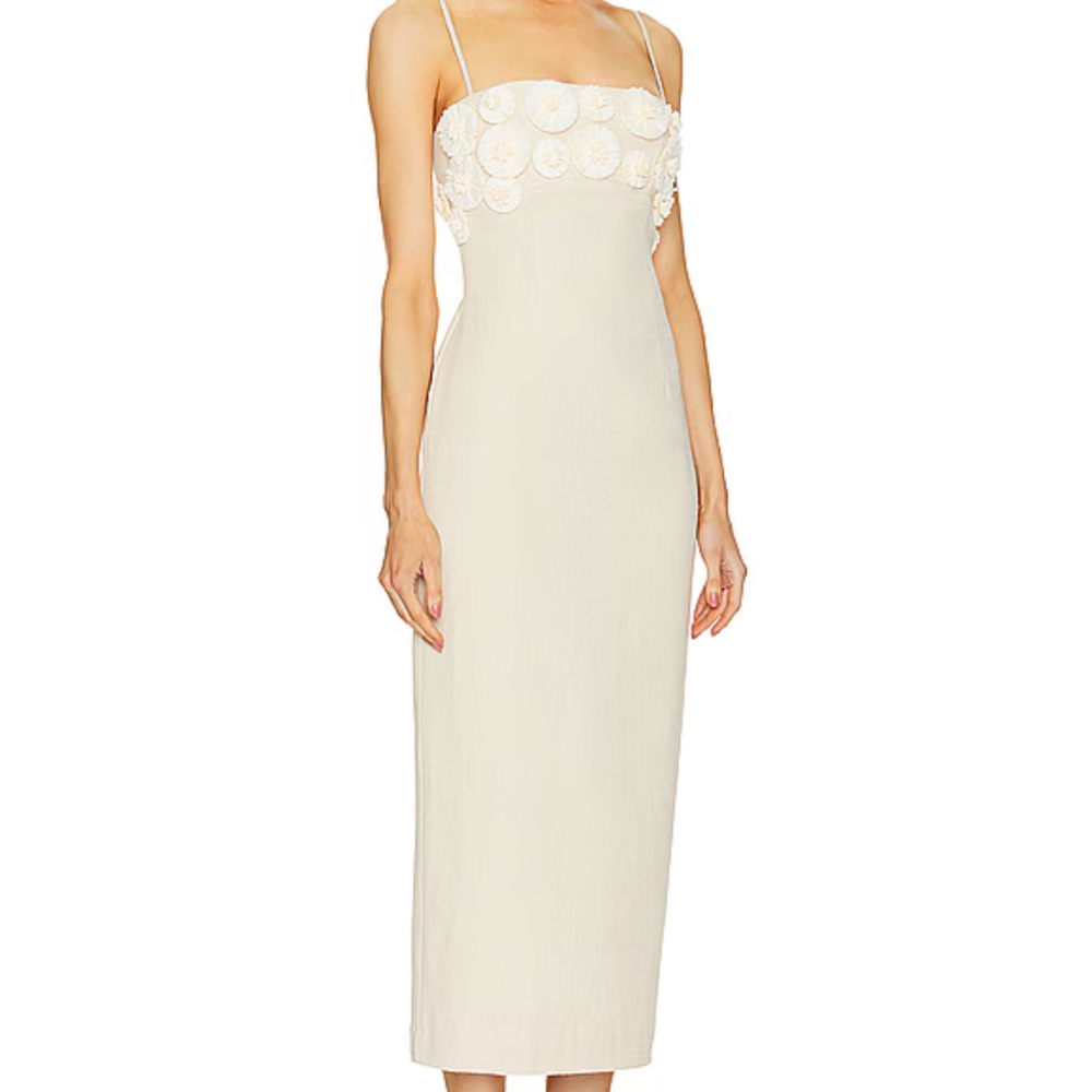 CLEA Delilah Dress in Macadamia